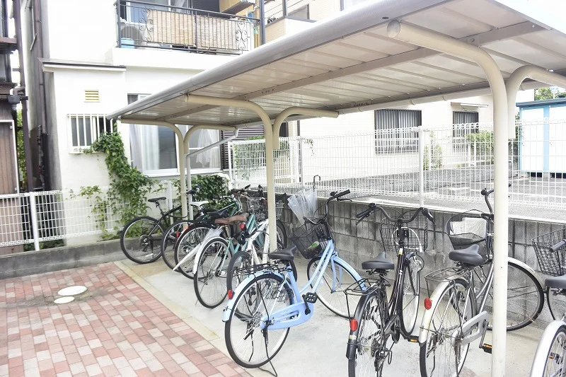 駐輪場です。