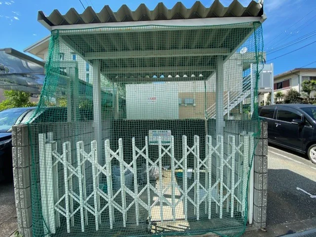 ゴミ置き場です。