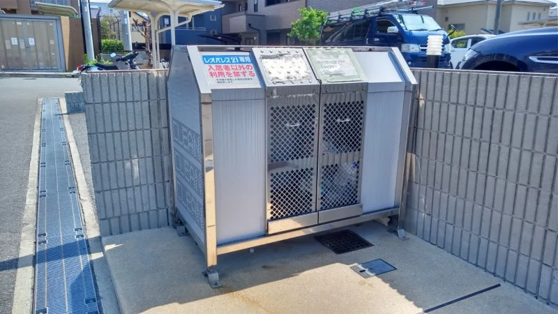 ゴミ置き場です。