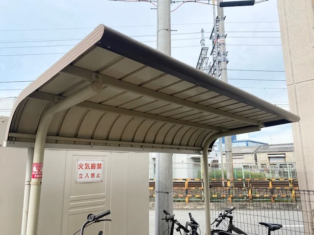 駐輪場です。
