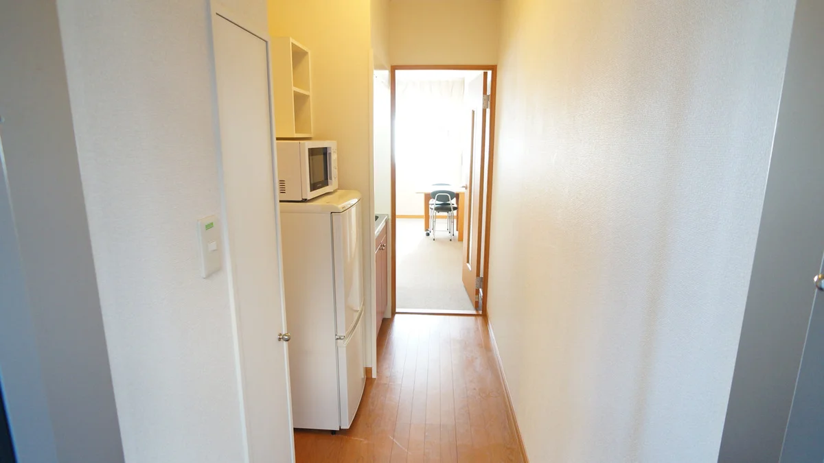 居室までの廊下です！