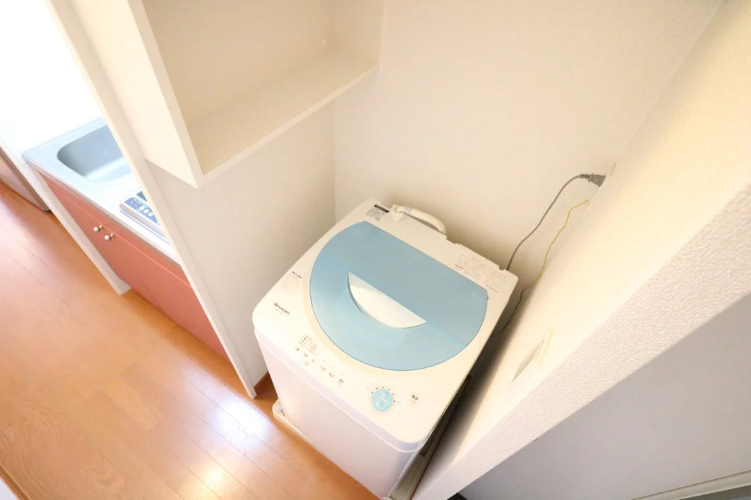 洗濯機完備によりお手軽に引越しが可能！
