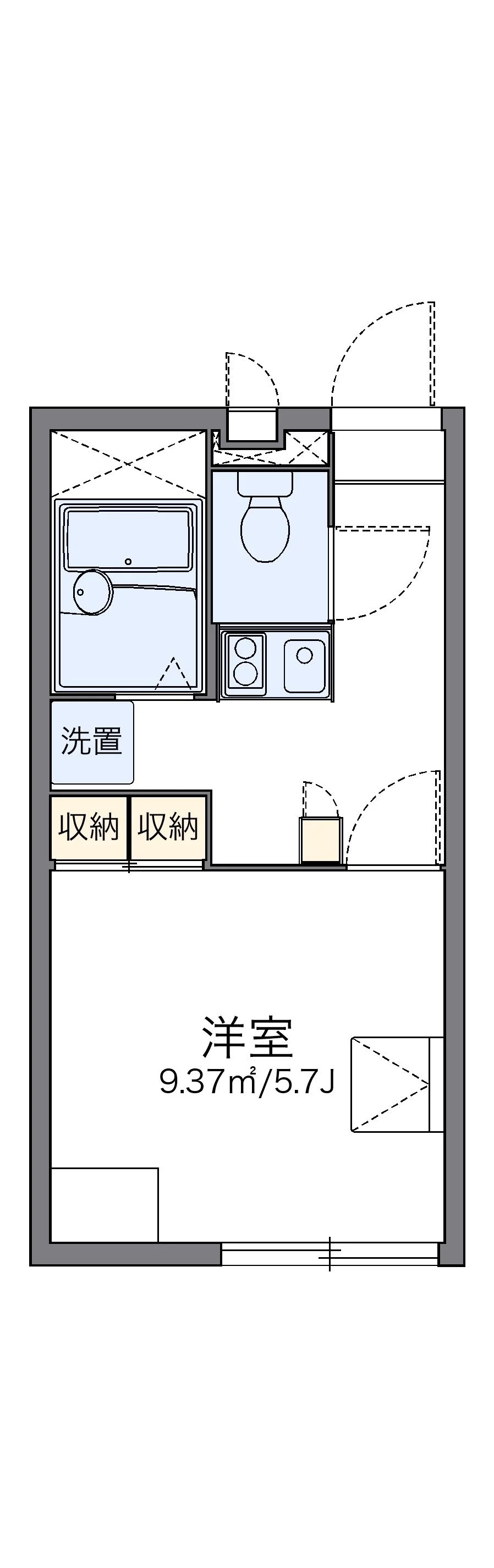 代表的な間取のため実際の間取とは異なる場合があります