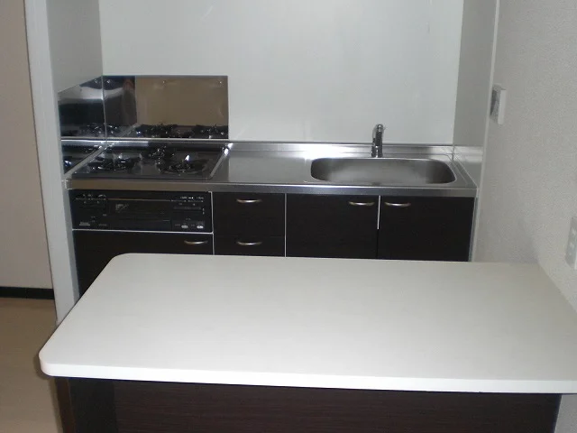 カウンターテーブルあり