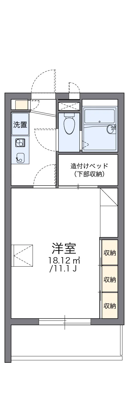 代表的な間取のため実際の間取とは異なる場合があります