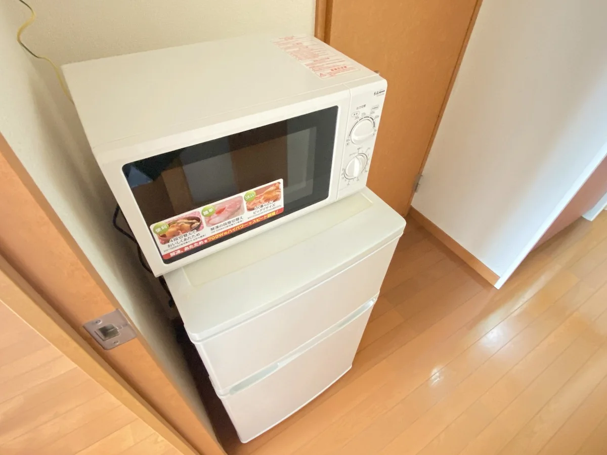 お部屋によって家電のメーカーが異なります