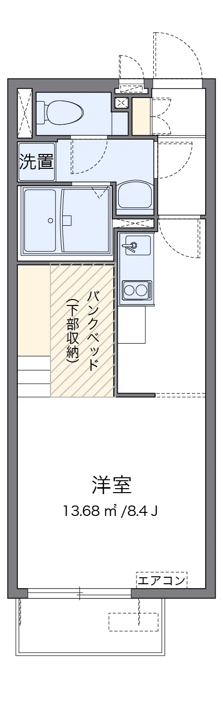 代表的な間取のため実際の間取とは異なる場合があります