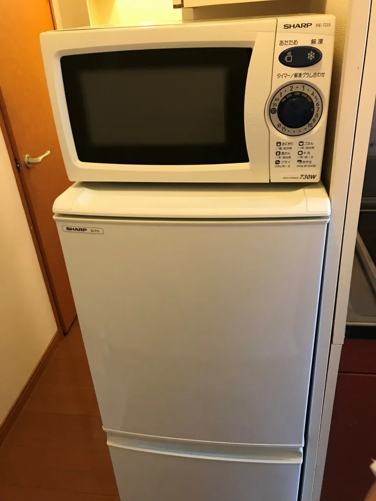 電子レンジ・冷蔵庫完備