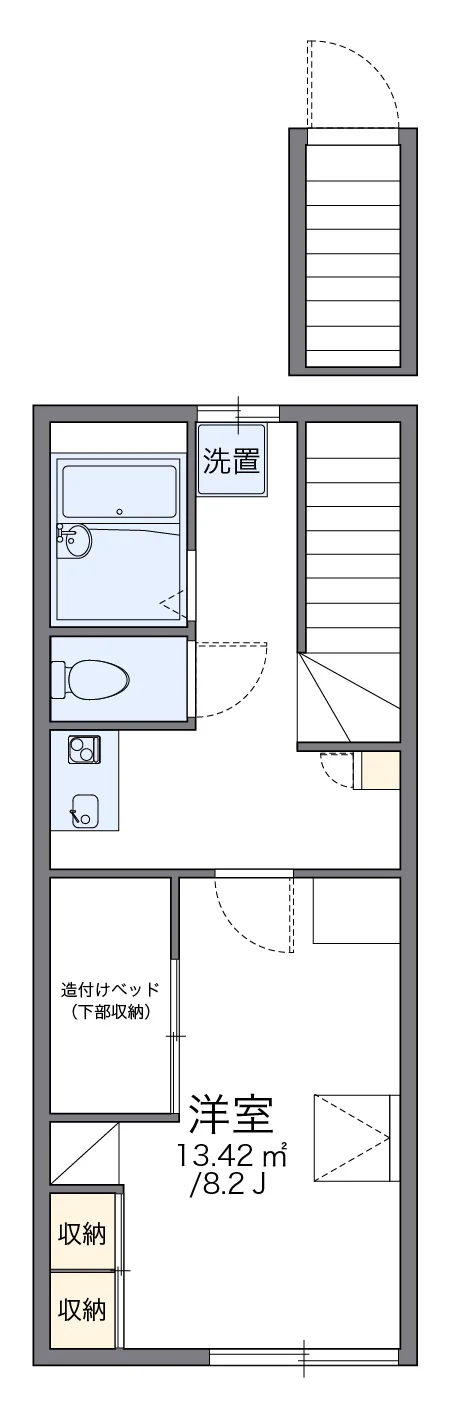 代表的な間取のため実際の間取とは異なる場合があります