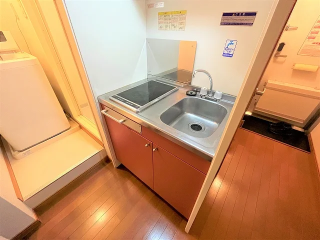 電気コンロ設置済み