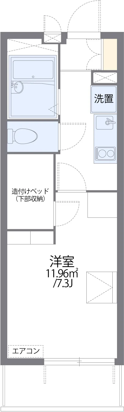 代表的な間取のため実際の間取とは異なる場合があります