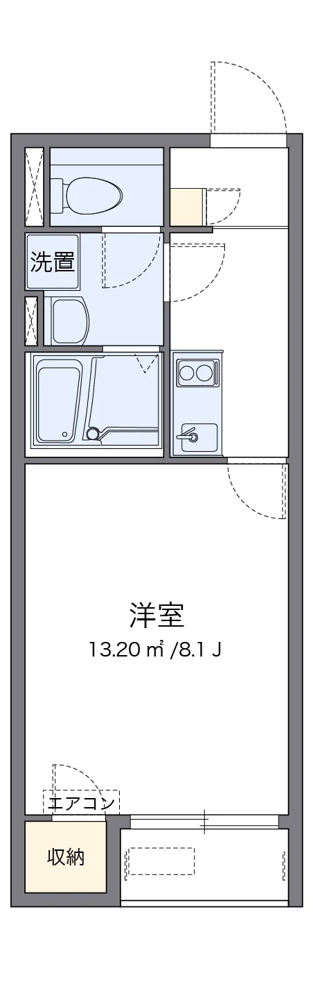 代表的な間取のため実際の間取とは異なる場合があります