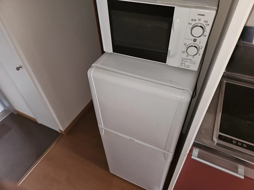 冷蔵庫、電子レンジ