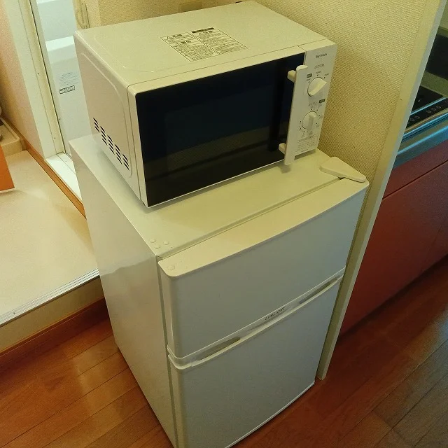 冷蔵庫、電子レンジ