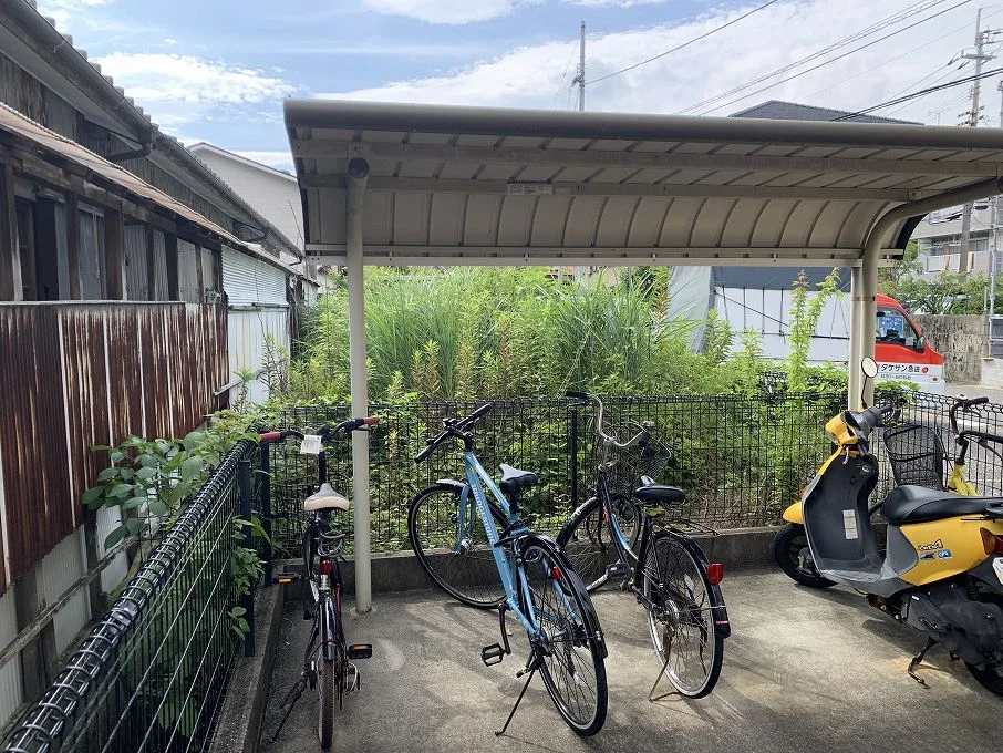 屋根付き駐輪場