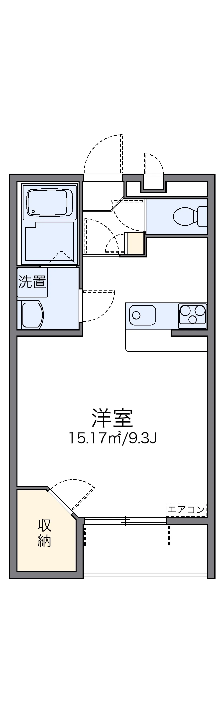 代表的な間取のため実際の間取とは異なる場合があります