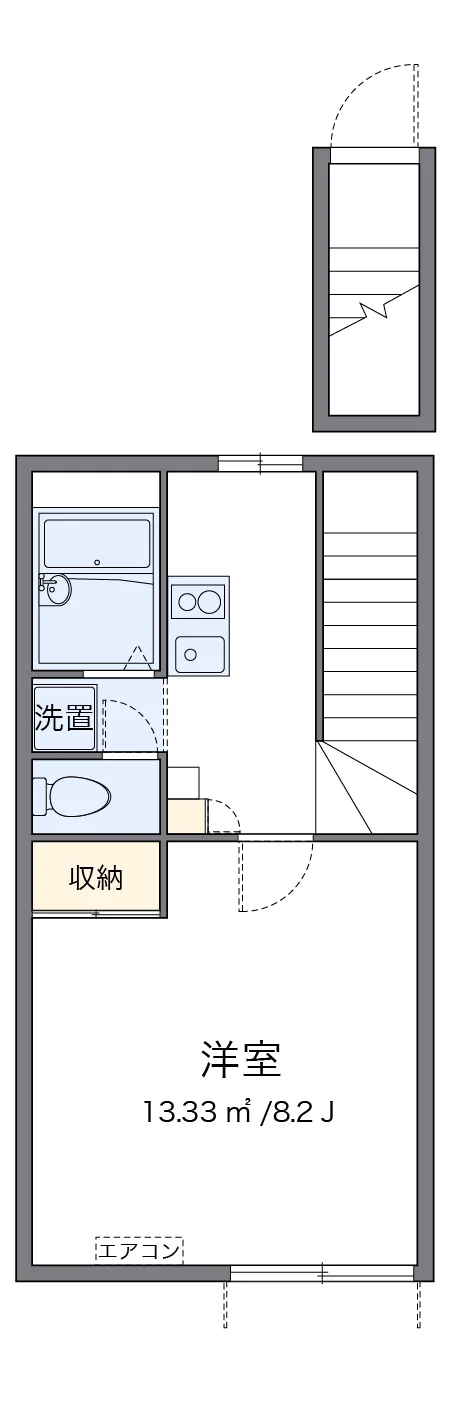 代表的な間取のため実際の間取とは異なる場合があります