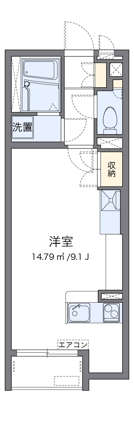 代表的な間取のため実際の間取とは異なる場合があります