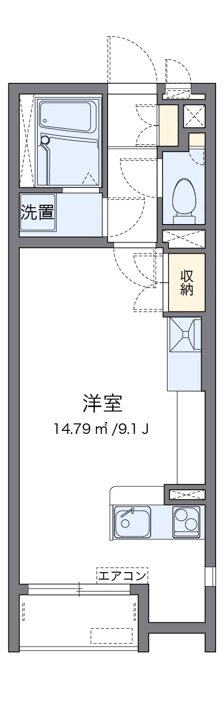 代表的な間取のため実際の間取とは異なる場合があります