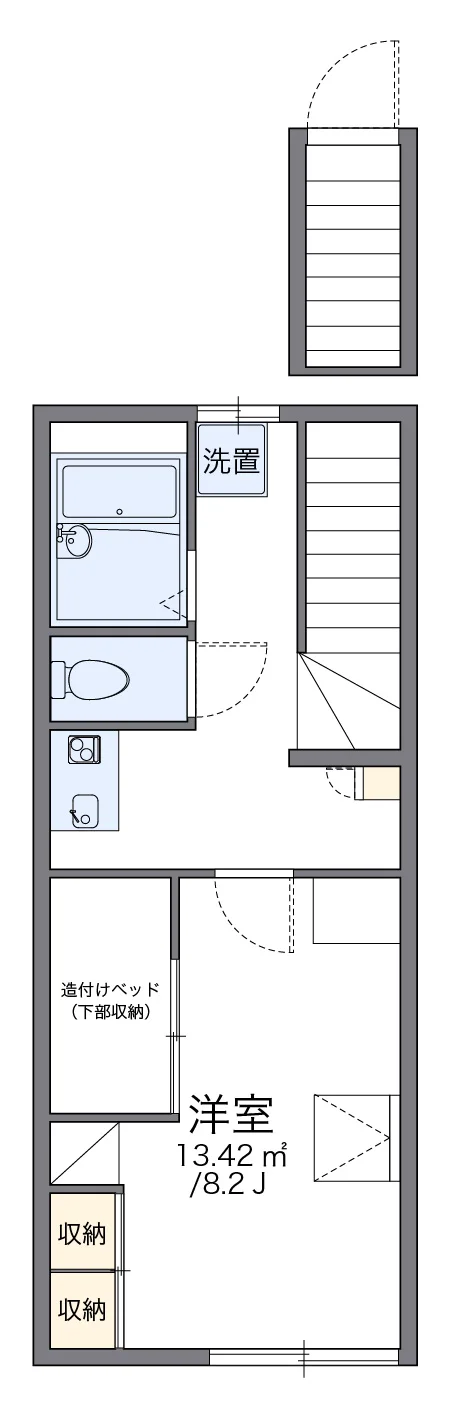 代表的な間取のため実際の間取とは異なる場合があります