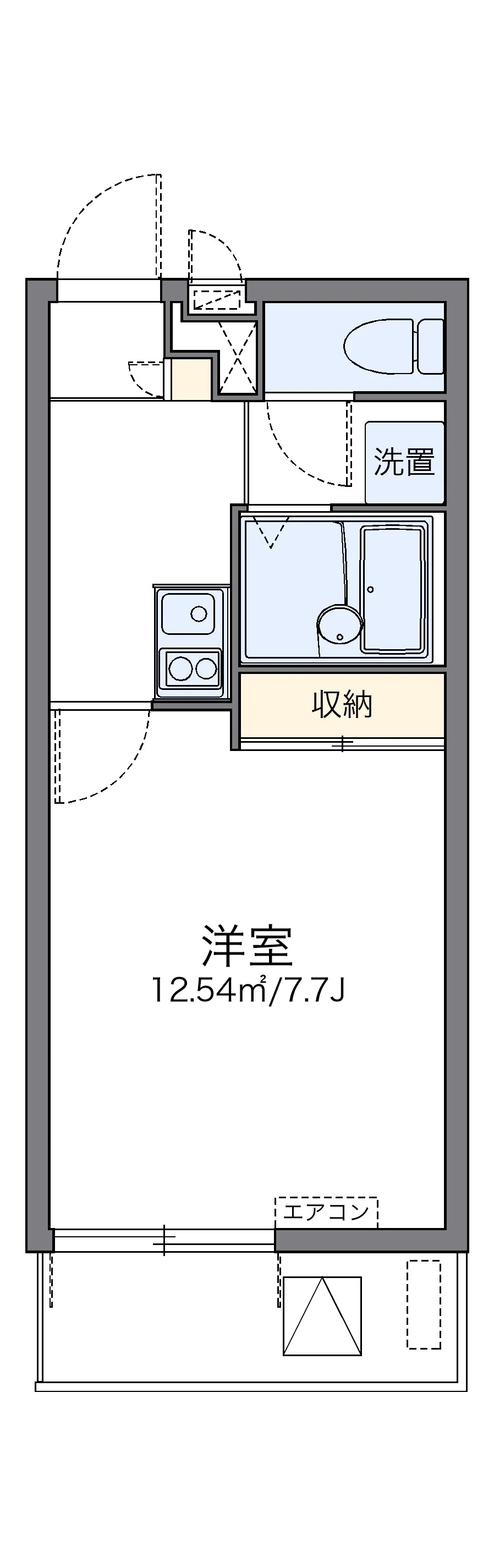代表的な間取のため実際の間取とは異なる場合があります