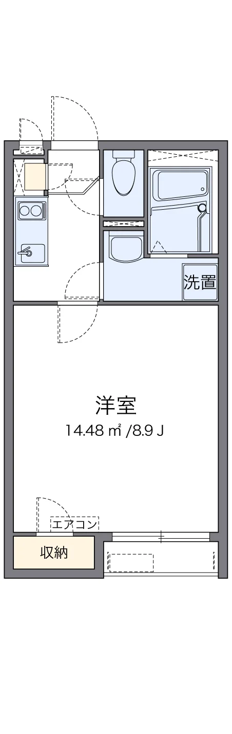 代表的な間取のため実際の間取とは異なる場合があります
