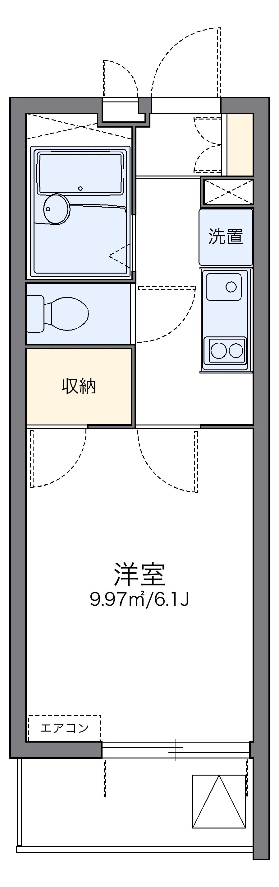 代表的な間取のため実際の間取とは異なる場合があります