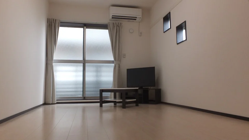 南向きで日当たり良好（写真は角部屋です）