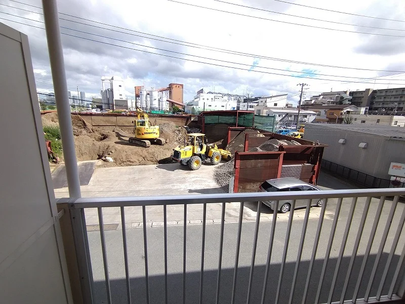 6～13号室側・2階から見た景観