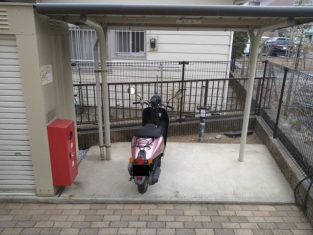 駐輪場　自転車＆原付のみ駐輪可
