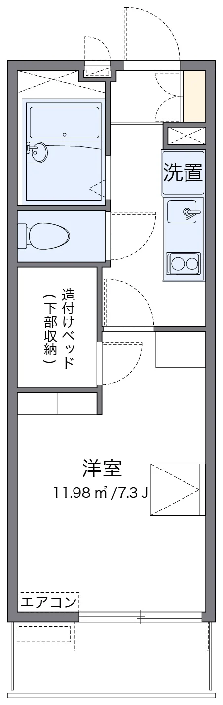 代表的な間取のため実際の間取とは異なる場合があります