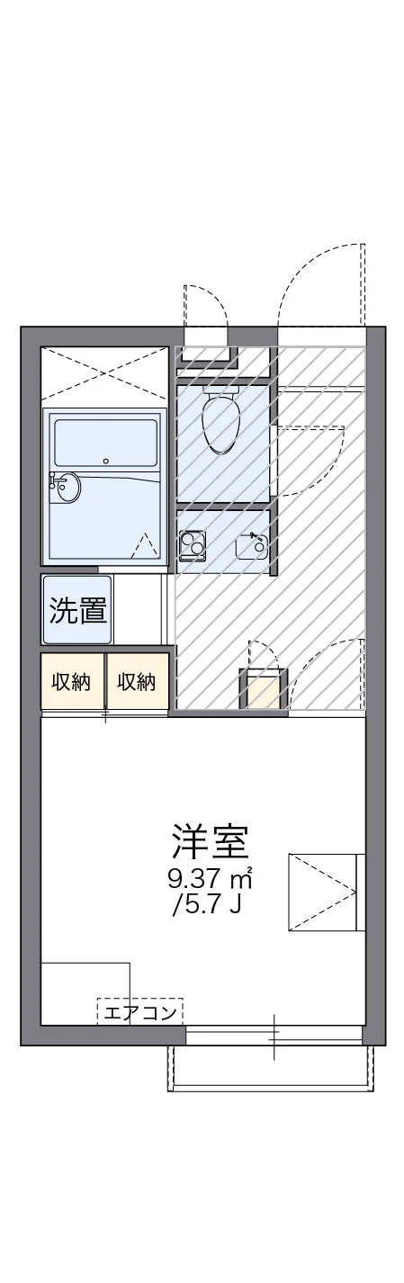代表的な間取のため実際の間取とは異なる場合があります