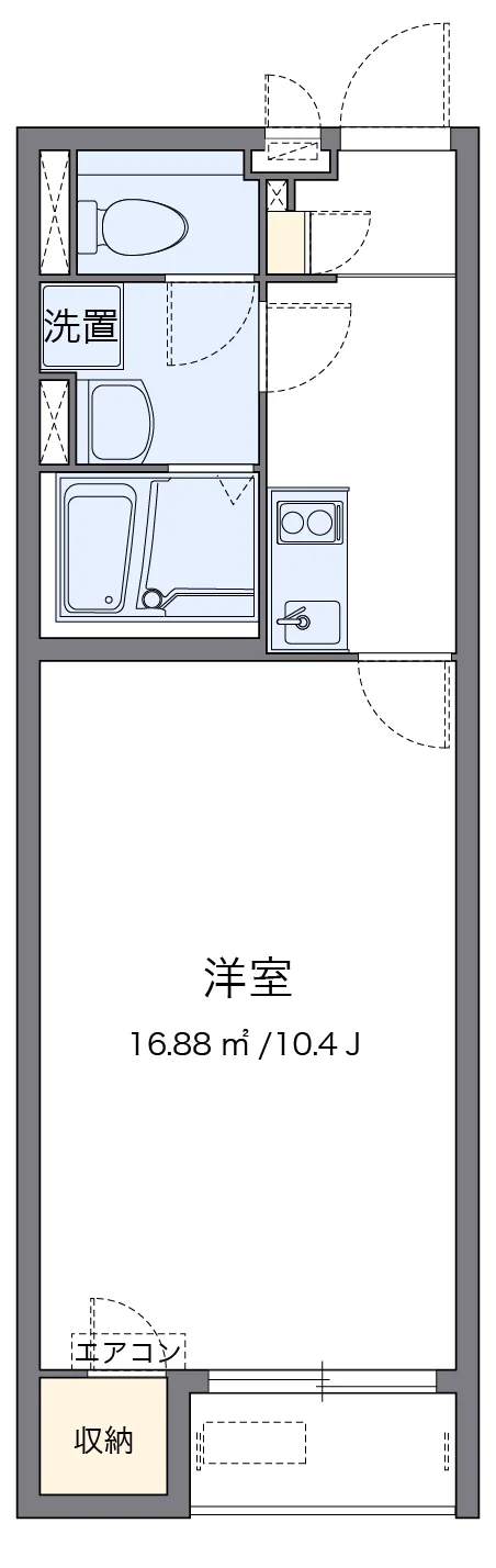 代表的な間取のため実際の間取とは異なる場合があります