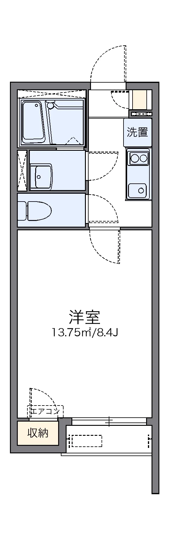 代表的な間取のため実際の間取とは異なる場合があります