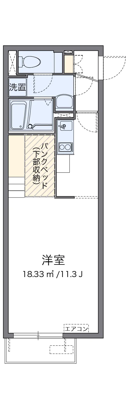 代表的な間取のため実際の間取とは異なる場合があります