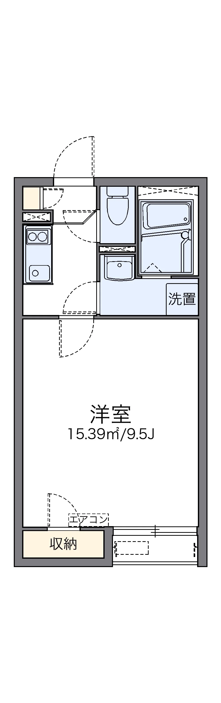 代表的な間取のため実際の間取とは異なる場合があります