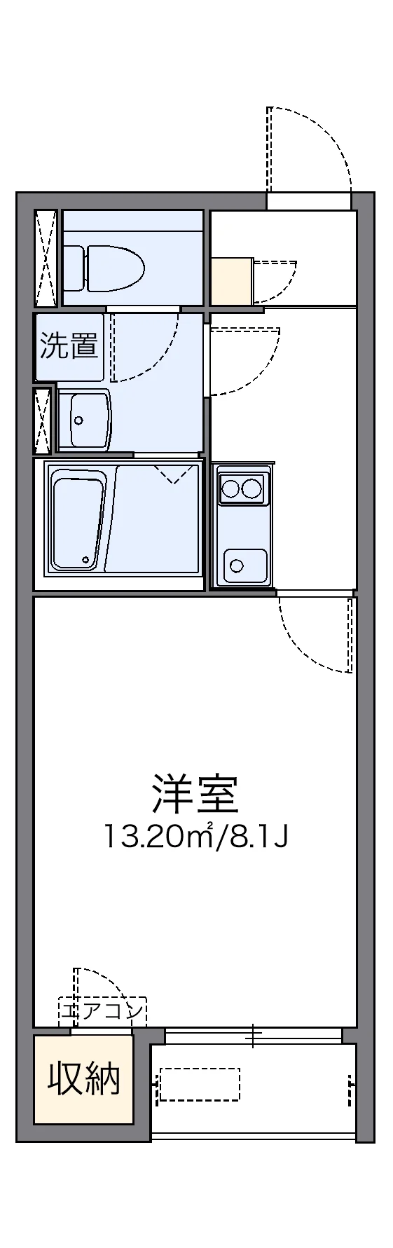 代表的な間取のため実際の間取とは異なる場合があります