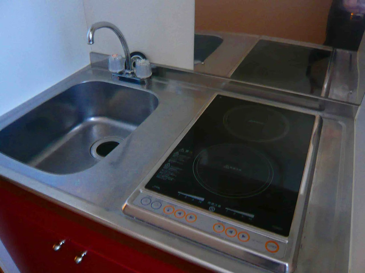 安全設計の電磁調理器♪