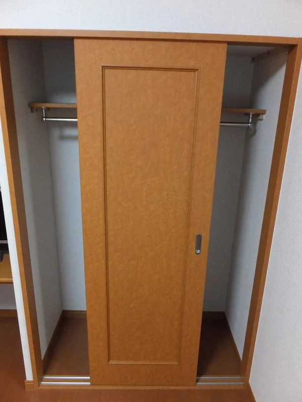 大容量のクローゼット完備