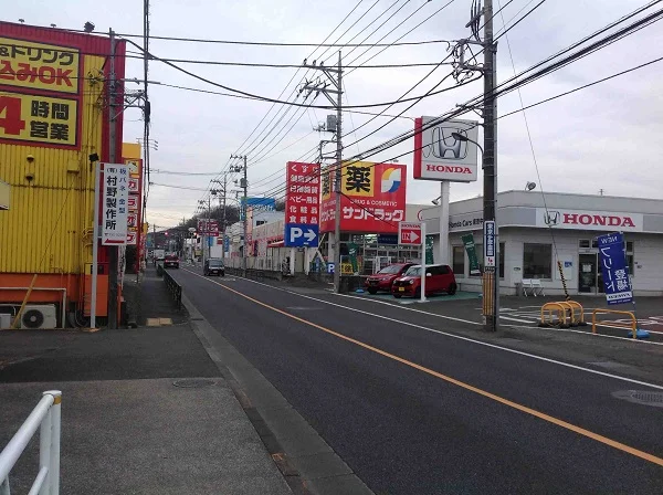 ドラックストアあり