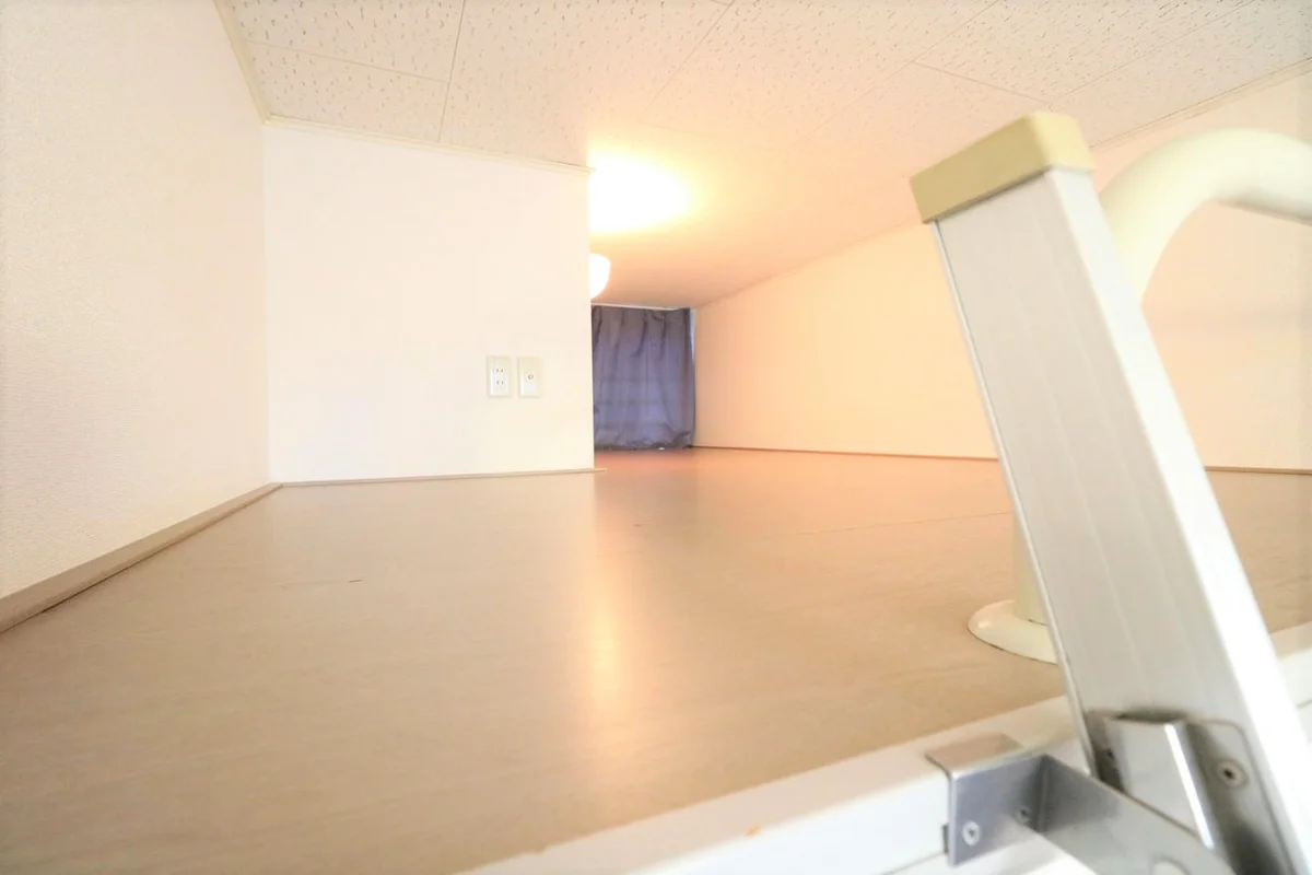 ロフトを活用すれば広々とした洋室を確保