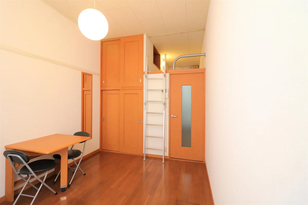 ロフトを活用すれば広々とした洋室を確保