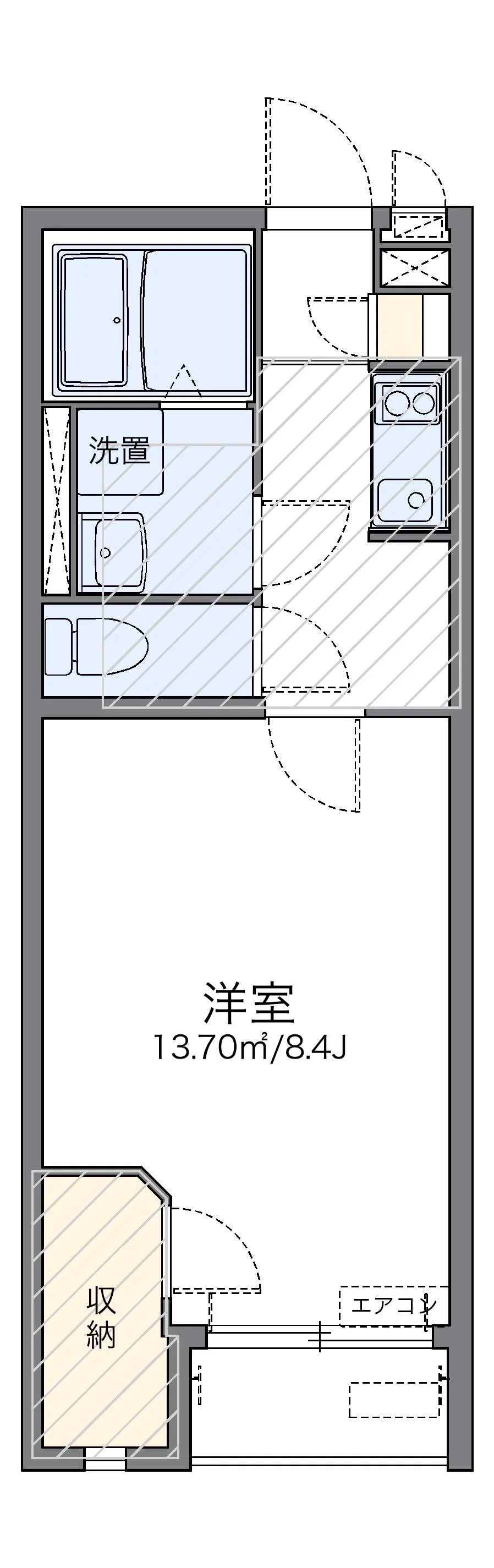 代表的な間取のため実際の間取とは異なる場合があります