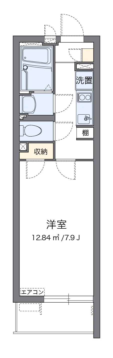 代表的な間取のため実際の間取とは異なる場合があります
