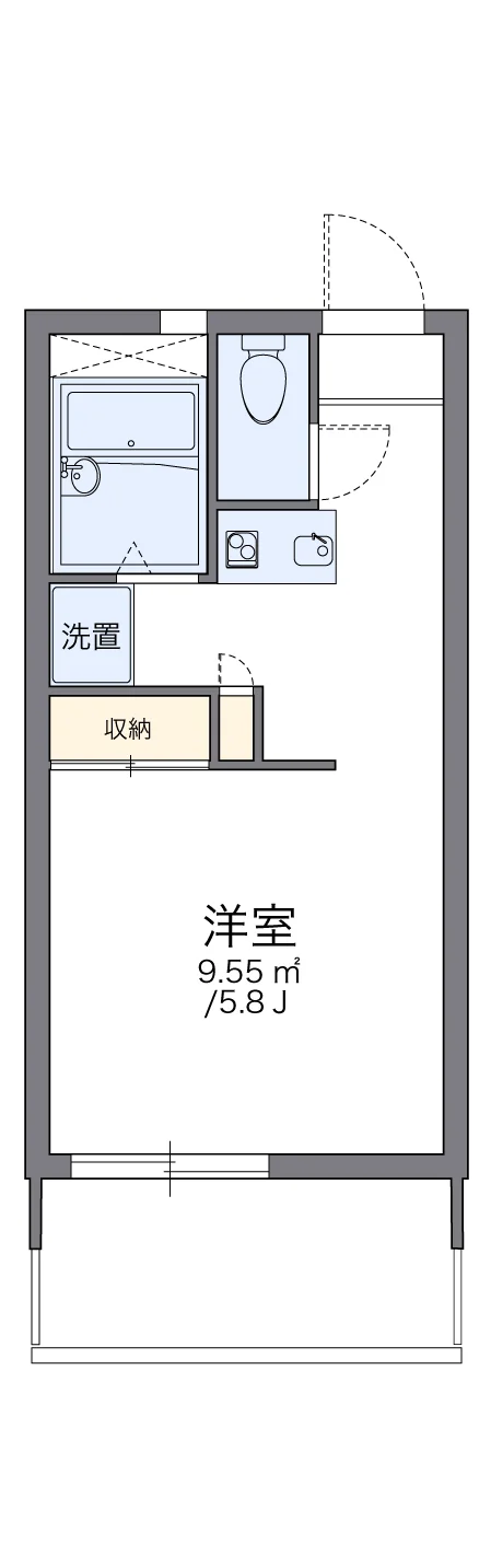 代表的な間取のため実際の間取とは異なる場合があります