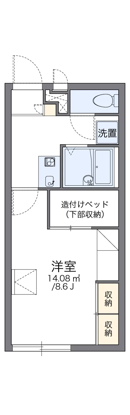 代表的な間取のため実際の間取とは異なる場合があります