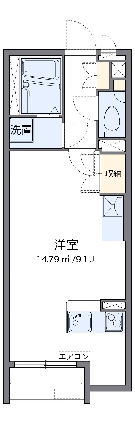代表的な間取のため実際の間取とは異なる場合があります