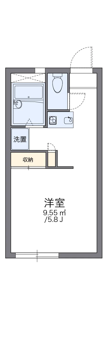 代表的な間取のため実際の間取とは異なる場合があります