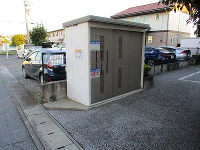 入居者様専用ゴミ庫です。