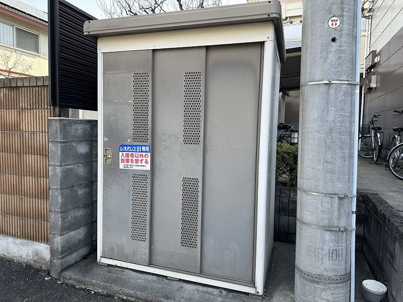 入居者様専用ゴミ庫となります